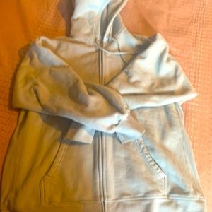 Wolf Grey TNA cozy fleece Boyfriend Hoodie